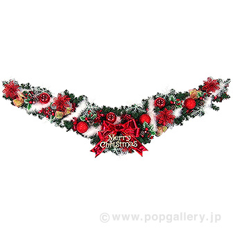 180cmクリスマスアレンジスワッグ