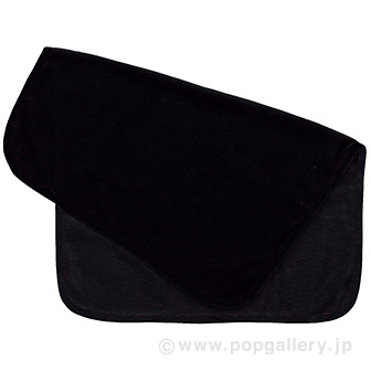 スムースフリースブランケット S （ブラック） BL(ブラック)