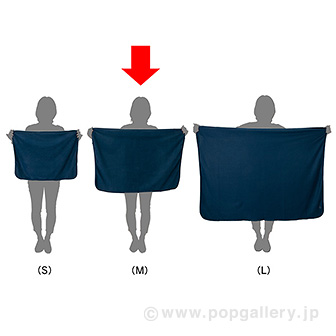 スムースフリースブランケット M （レッド） R(レッド)