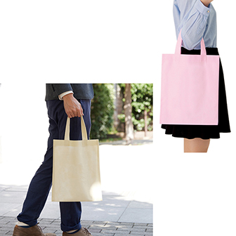 不織布A4フラットトート スカイブルー (スカイブルー)