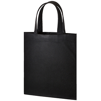 不織布A4フラットトート ナイトブラック (ナイトブラック)