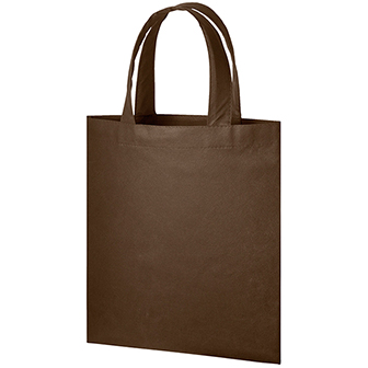 不織布A4フラットトート ブラウン (ブラウン)