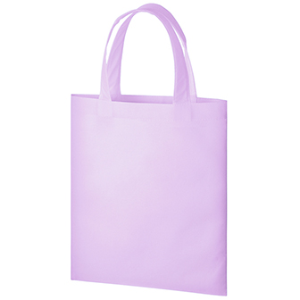 不織布A4フラットトート パープル (パープル)