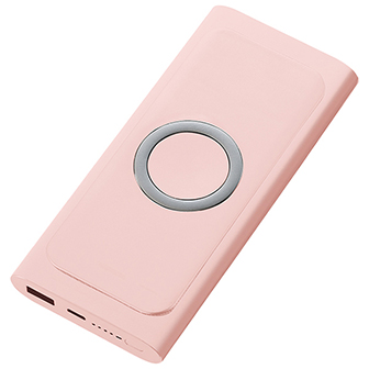 ワイヤレスモバイルチャージャー10000 スモークピンク