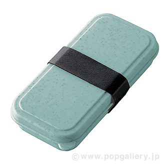 カトラリーセットバンブーファイバー入タイプ(2点)スモークブルー