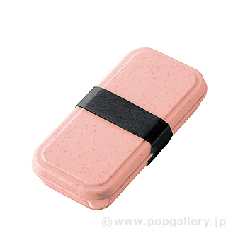 カトラリーセットバンブーファイバー入タイプ(2点)スモールピンク