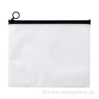 EVAクリアポーチ（L） ブラック BL(ブラック)