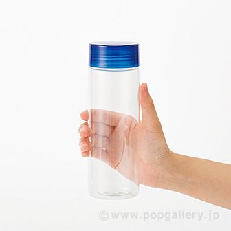 クリアキャップボトル ブルー BU(ブルー)