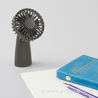 ポータブル首かけハンディファン チャコールブラック CBL(チャコールブラック)