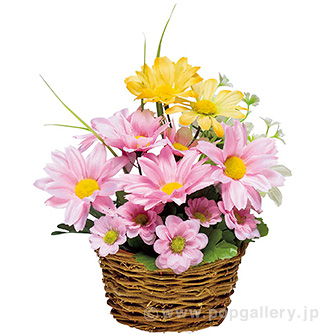 ガーベラアレンジバスケット
