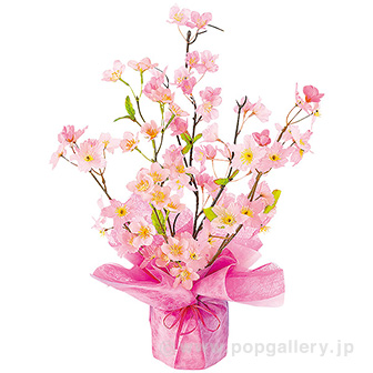 桜アレンジラッピング