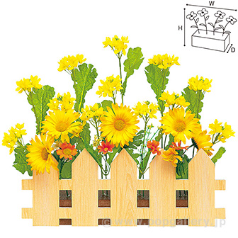 菜の花垣根アレンジ