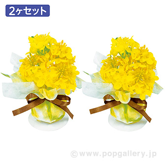 菜の花ボールペアセット