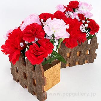 カーネーション垣根スタンドセット