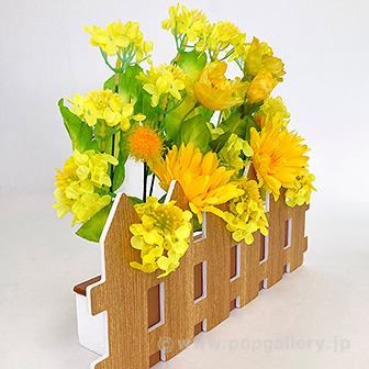菜の花垣根アレンジ