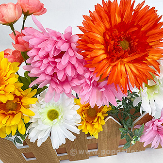 ガーベラ垣根アレンジ