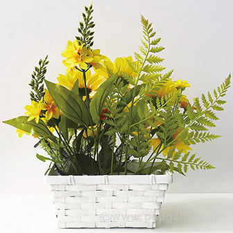 ひまわりアレンジバスケット