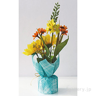 ひまわりミックスペアラッピング（２個１セット）