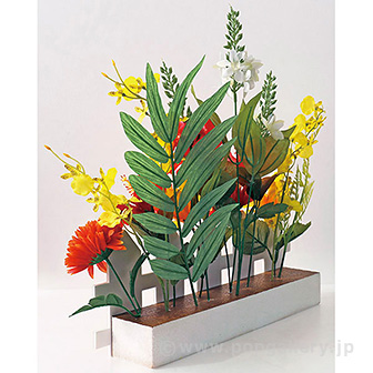 ハイビスカス垣根アレンジ