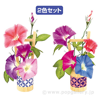 清涼朝顔スタンドセット（２個１セット）
