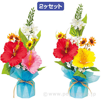 トロピカルサマーペアラッピング