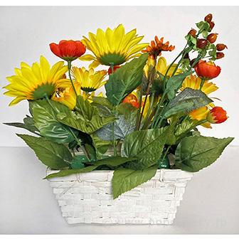 ひまわりバスケット