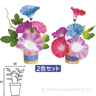 朝顔スダレペアスタンド