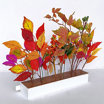 ハロウィン垣根アレンジ