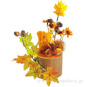 リス切り株スタンド