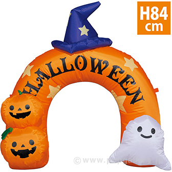 エアブロー ハロウィンミニアーチ （高さ：84cm）