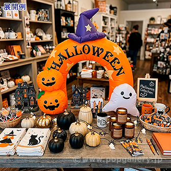 エアブロー ハロウィンミニアーチ （高さ：84cm）