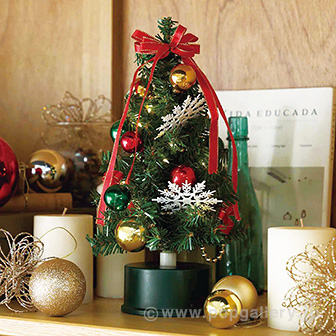 くるくる回るツリー（カラフルポップ）