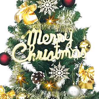 150cmゴールドクリスマスツリーセット