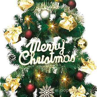 180cmゴールドクリスマスツリーセット