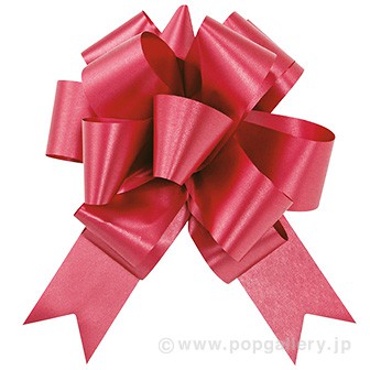 ビッグワンタッチリボン（レッド） R(レッド)
