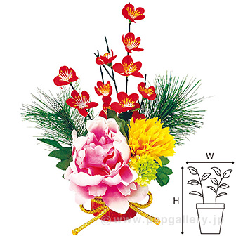 松竹梅牡丹アレンジ