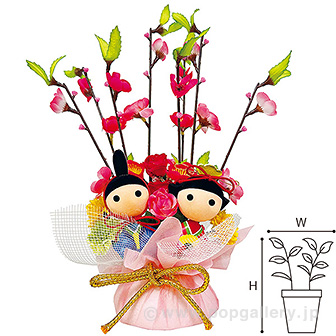 桃色ひなまつりスタンド