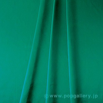 防炎サテン生地 ディープグリーン（2M）