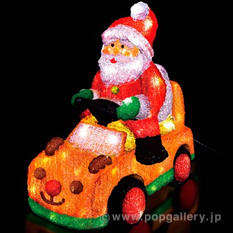 LEDクリスタルモチーフ（サンタカー）