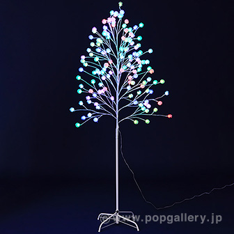 スマートLED ケセランパセラン立木（高さ：H180cm）