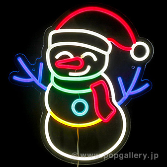 LEDネオンライト（スノーマン）
