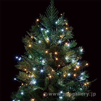 防滴100球LEDライト（ホワイト/ゴールド） WG(ホワイト・ゴールド)