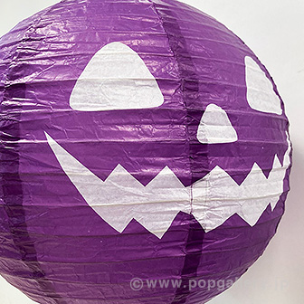 パンプキンフェイス提灯（パープル） PU(パンプキンパープル)