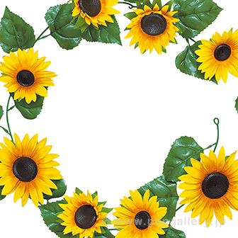 ひまわりガーランド