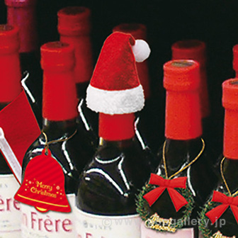 サンタボトルハット レッド