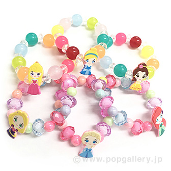 ディズニープリンセスビーズブレスレット（12個入）