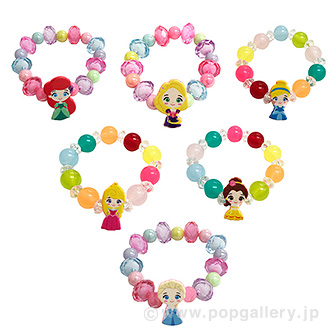 ディズニープリンセスビーズブレスレット（12個入）