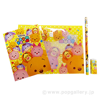 ディズニーBIGポーチ文具セット（12個入）