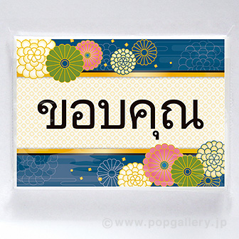 ポケットティッシュ6W タイ語