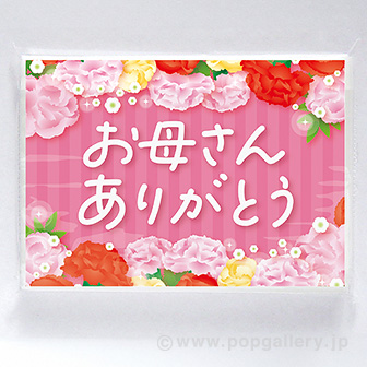 ポケットティッシュ6W お母さんありがとう